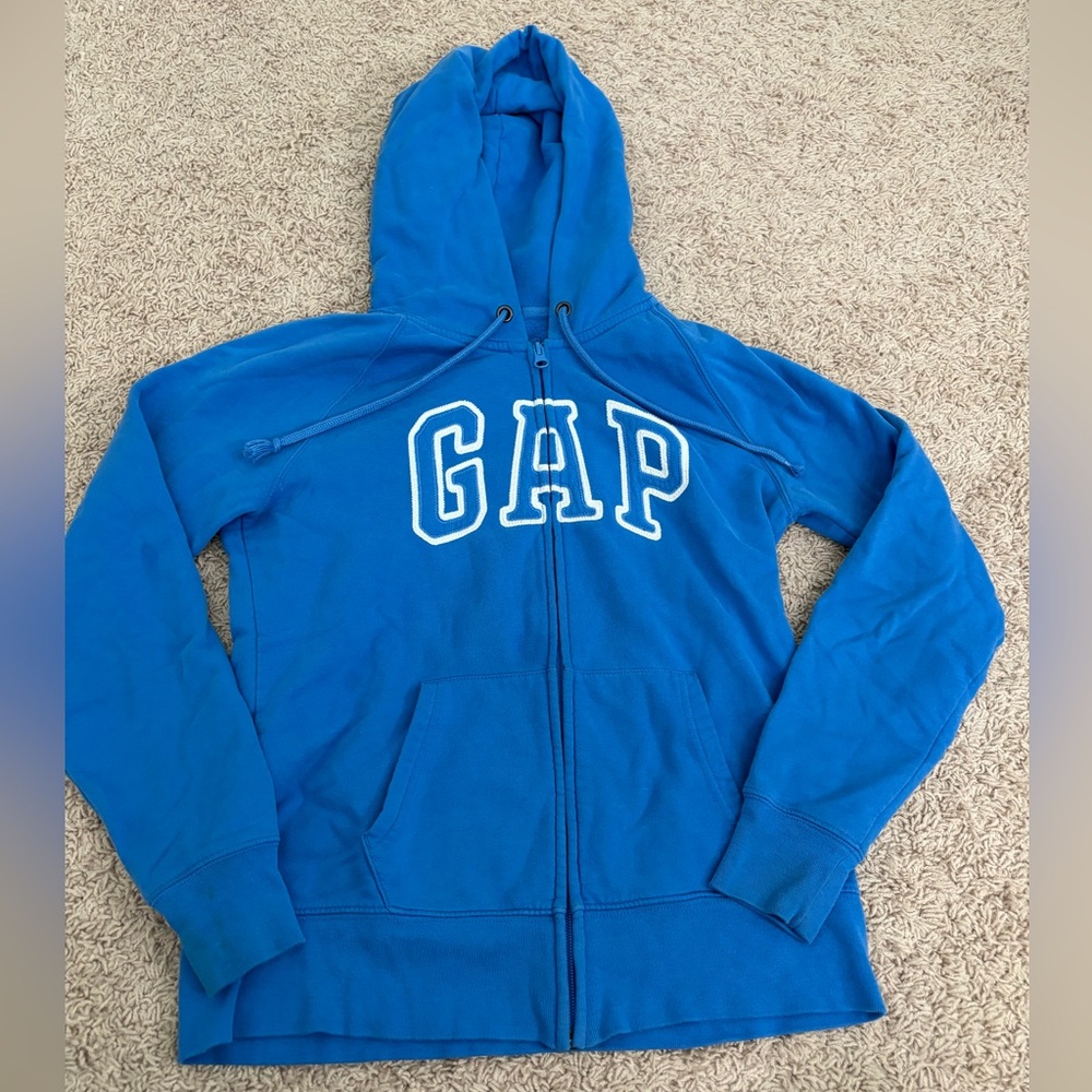 Gap kids hoodie size blue size medium
